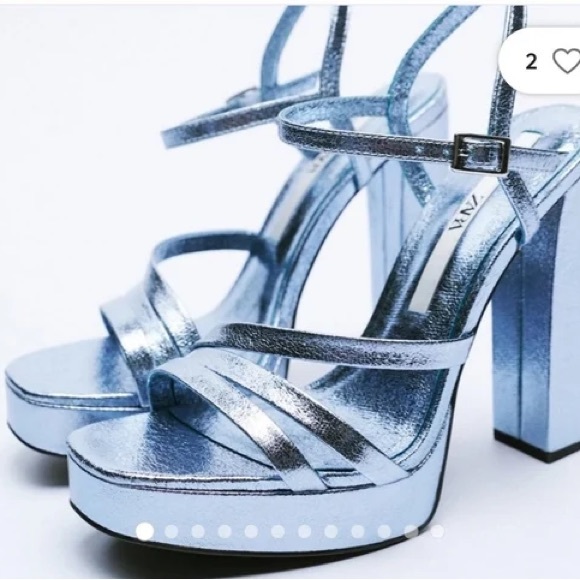 ZARA Strappy Platform Sandal - Picture 2 of 3